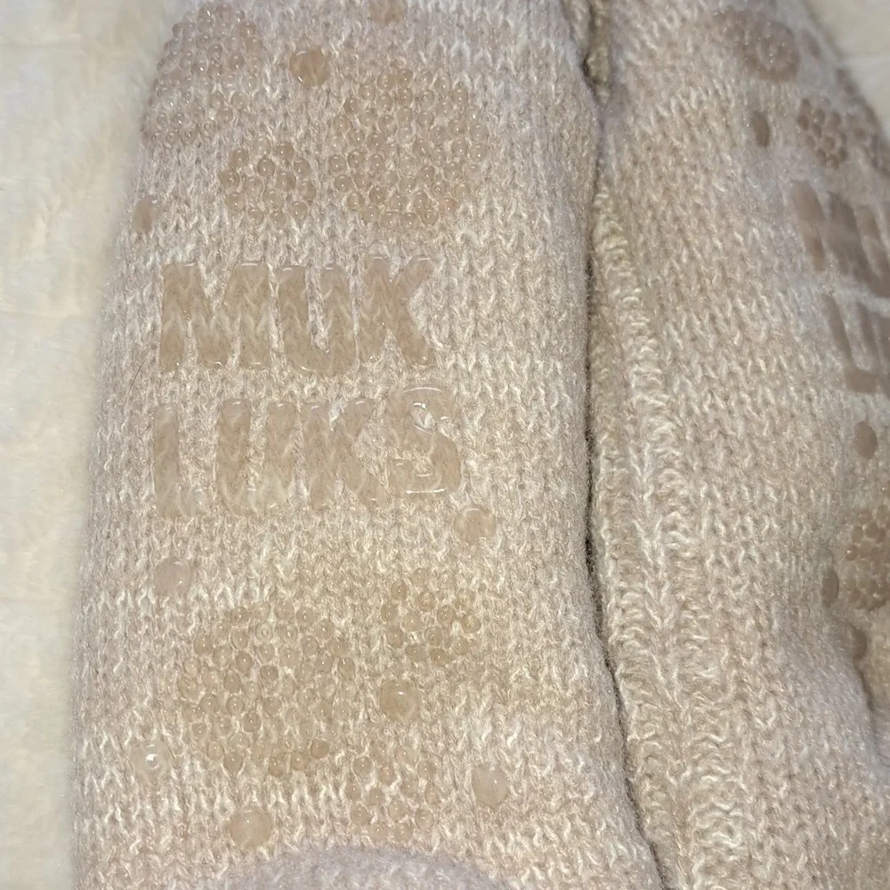 Muk Luks Cabin Sock - Cream Women's One Size